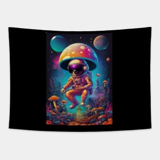 Techno Space Dj - Catsondrugs.com - lsd, acid, drugs, trippy, trip, psychedelic, hippie, drug, funny, science, rave, party, tumblr, weed, mushrooms Tapestry