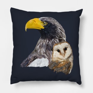 Pigargo and Owl Pillow