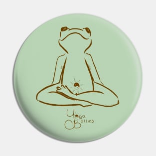 Yoga Bellies Seated Frog Pin