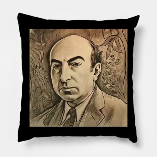 Pablo Neruda author Pillow