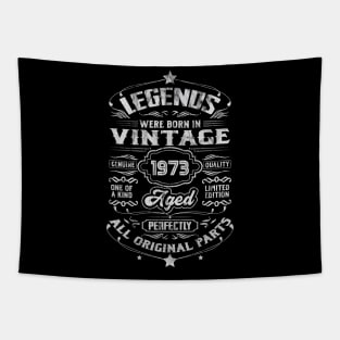 1973 Birthday Vintage Gift For Legends Born 1973 Tapestry