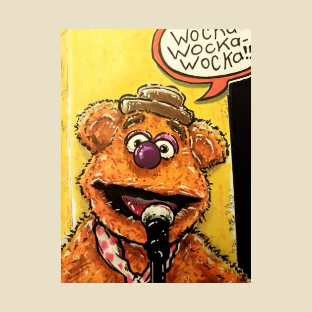 Fozzie Bear Art by dustinPrime