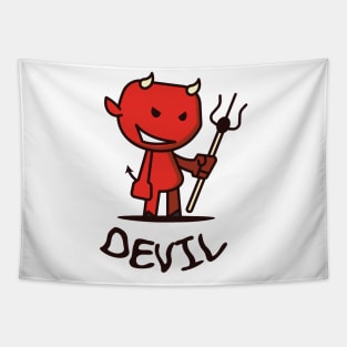 Halloween Devil Tapestry