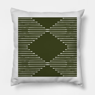 Geo (Olive Green) Pillow