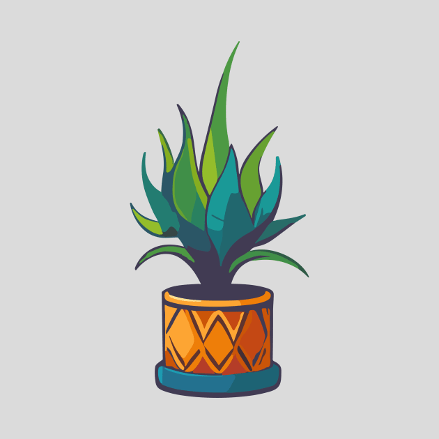 Potted Plant by Rockave Design