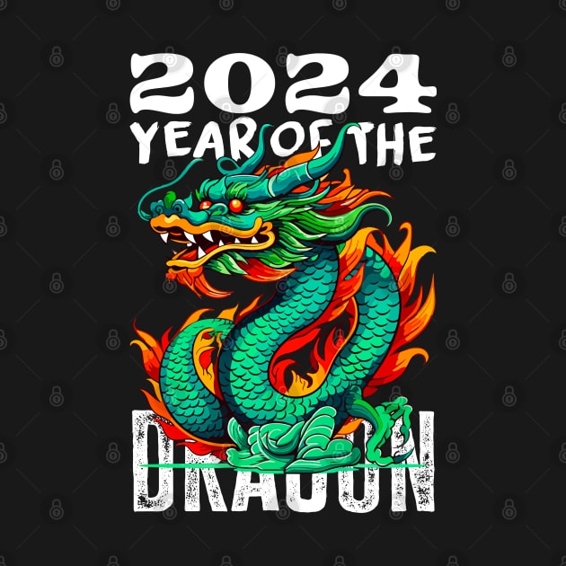 Chinese Lunar New Year of The Dragon 2024 - Happy New Year 2024 by alyssacutter937@gmail.com