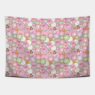 Lovely Pig Pattern Tapestry