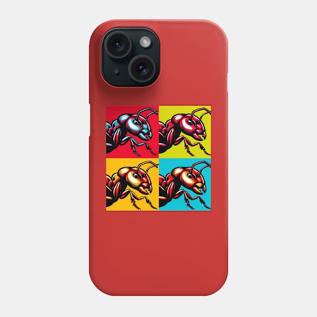 Pop Red Fire Ant - Cool Insect Phone Case by PawPopArt