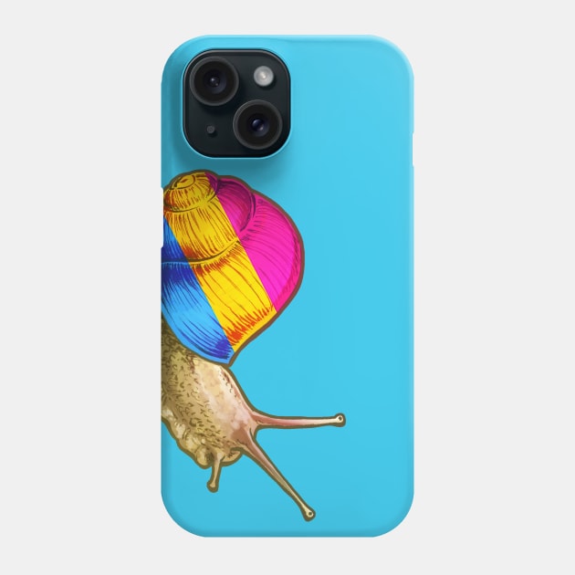 Pan Snail Phone Case by Merdet