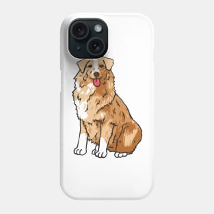 Australian Shepherd Dog Brown Phone Case