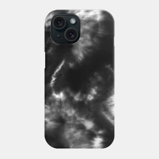 Vibrant Black and White Tie-Dye Phone Case