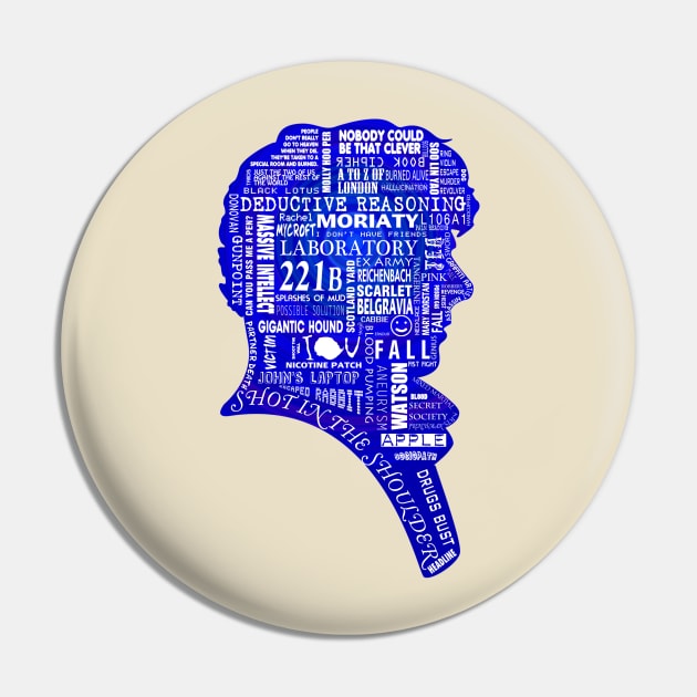 Sherlock blue typography - by erndub Pin by erndub