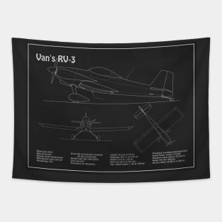 Van’s RV-3 - Airplane Blueprint - PD Tapestry