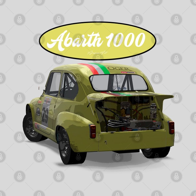 ABARTH 1000 29 Back by PjesusArt