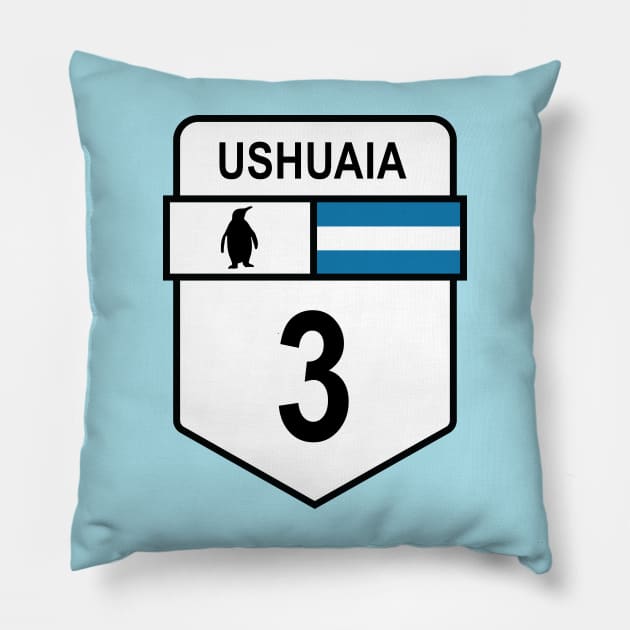 Ruta 3 Ushuaia Pillow by Cerealbox Labs