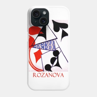 Four Aces (Simultaneous Composition) by Olga Rozanova Phone Case