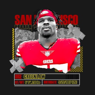 Dre Greenlaw Football Tapestry 1 T-Shirt