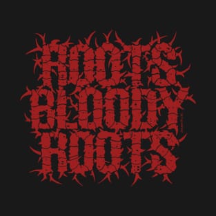 Roots Bloody Bones Heavy Thrash Metal Hardcore Band T-Shirt