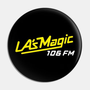 LA's MAGIC 106 FM Retro Defunct Radio Station Pin