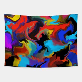 Abstract colors #11 paper dols Tapestry