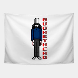 Buckethead Sprite (With Text) Tapestry