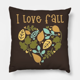 I Love Fall Pillow