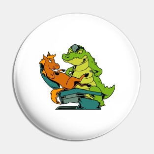 Horse at crocodile dentist Pin