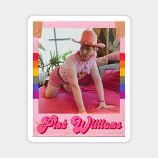 Pink Williams Pin-Up Portrait Magnet