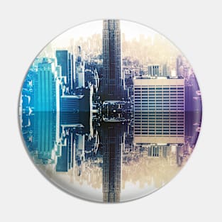 NYC (reflection) Pin