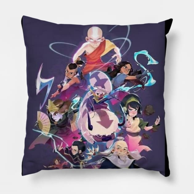 Avatar The Last Airbender 2 Pillow by nawal omar