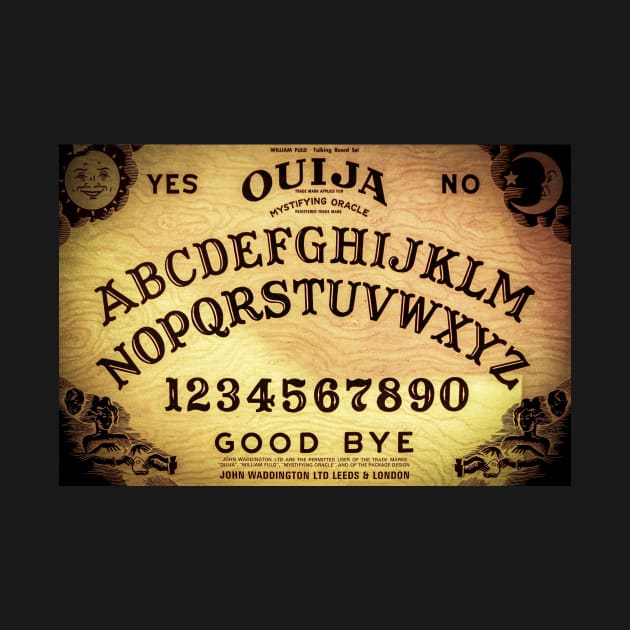 Yellow Ouija Board Set by tommysphotos