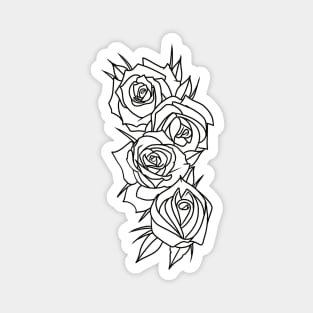 Bold Roses Magnet