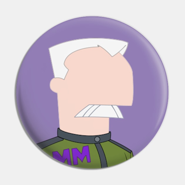 Major Monogram Minimalist Pin by LuisP96