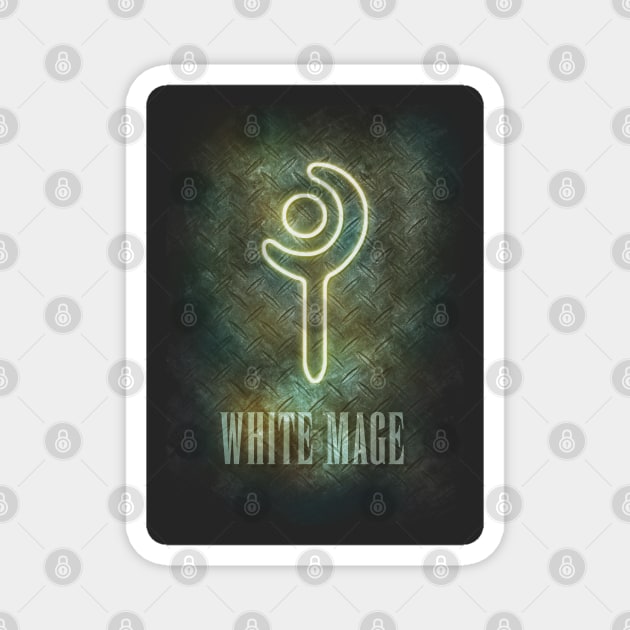 White Mage Soul Crystal FFXIV Magnet by AshnoAlice