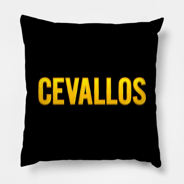 Cevallos Family Name Pillow by xesed