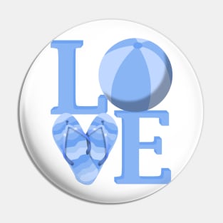 Love Summer Design Pin