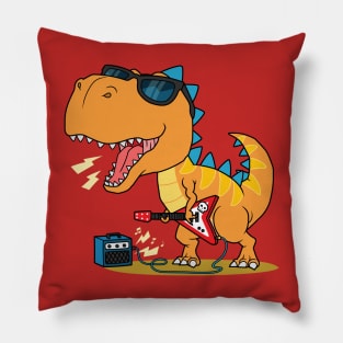 Rock Star T-Rex Pillow