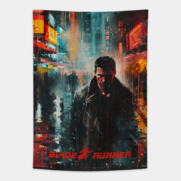 Blade Runner Tapestry by NeonOverdrive