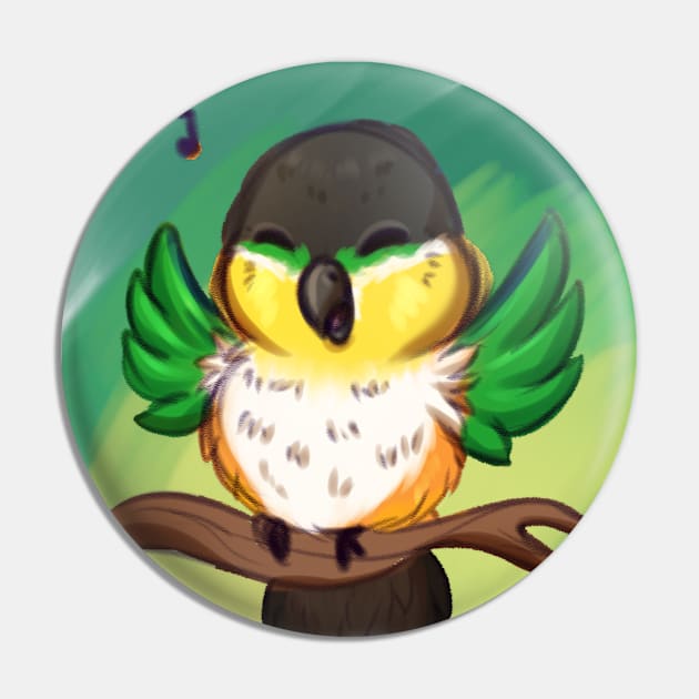 Caique Pin by NikkiArtzStudio