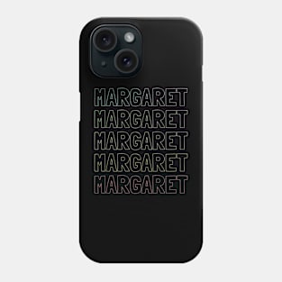 Margaret Name Pattern Phone Case