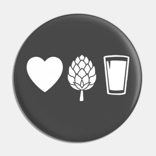 Love Hops & Beer Pin