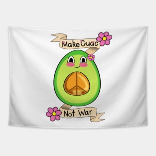 Make Guac Not War Tapestry