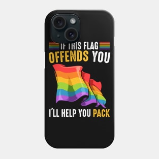 LGBT - Rainbow Flag - Statement Quote Phone Case