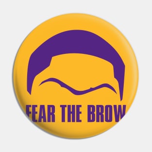 Anthony Davis Fear The Brow Lakers Pin