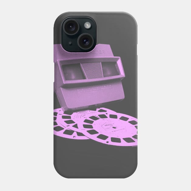 View-Master Classic Retro with Reels in Pink - Viewmaster - Phone Case