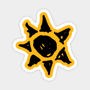 Dark and Gritty Sun Magnet