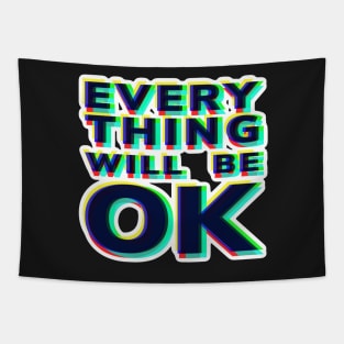 Everything will be OK pattern Tapestry