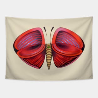 red little butterfly Tapestry