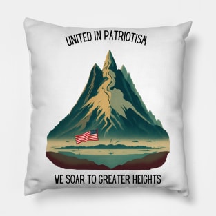 United in Patriotism Pillow