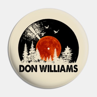 Williams Name Record Music Forest Gift Pin